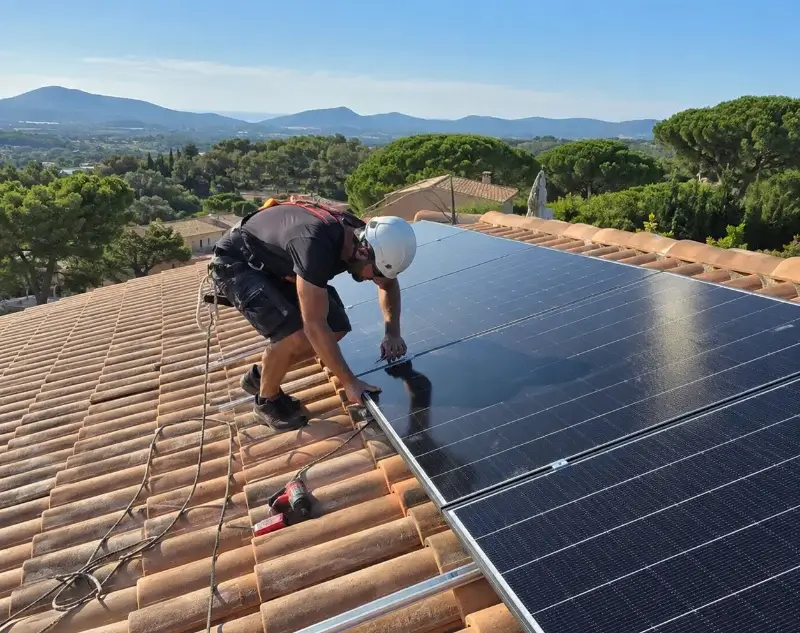 Installateur panneaux solaires Laurens — pose photovoltaïque sur toiture