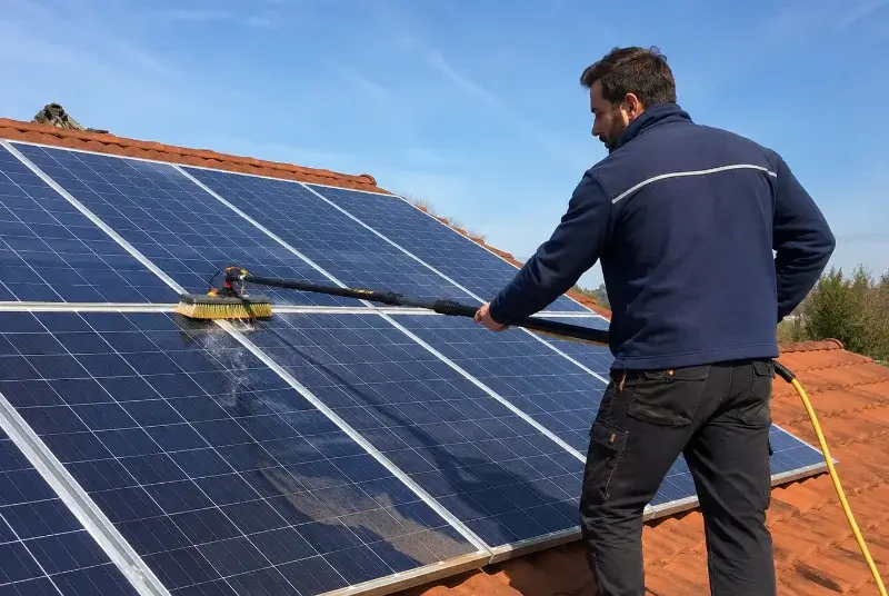 Nettoyage et entretien de panneaux solaires à Laurens
