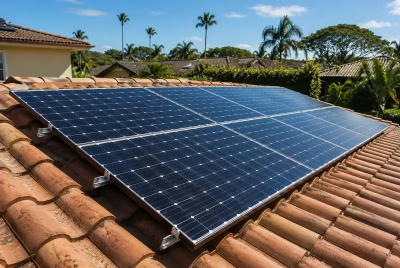 Installation de panneaux solaires à Laurens